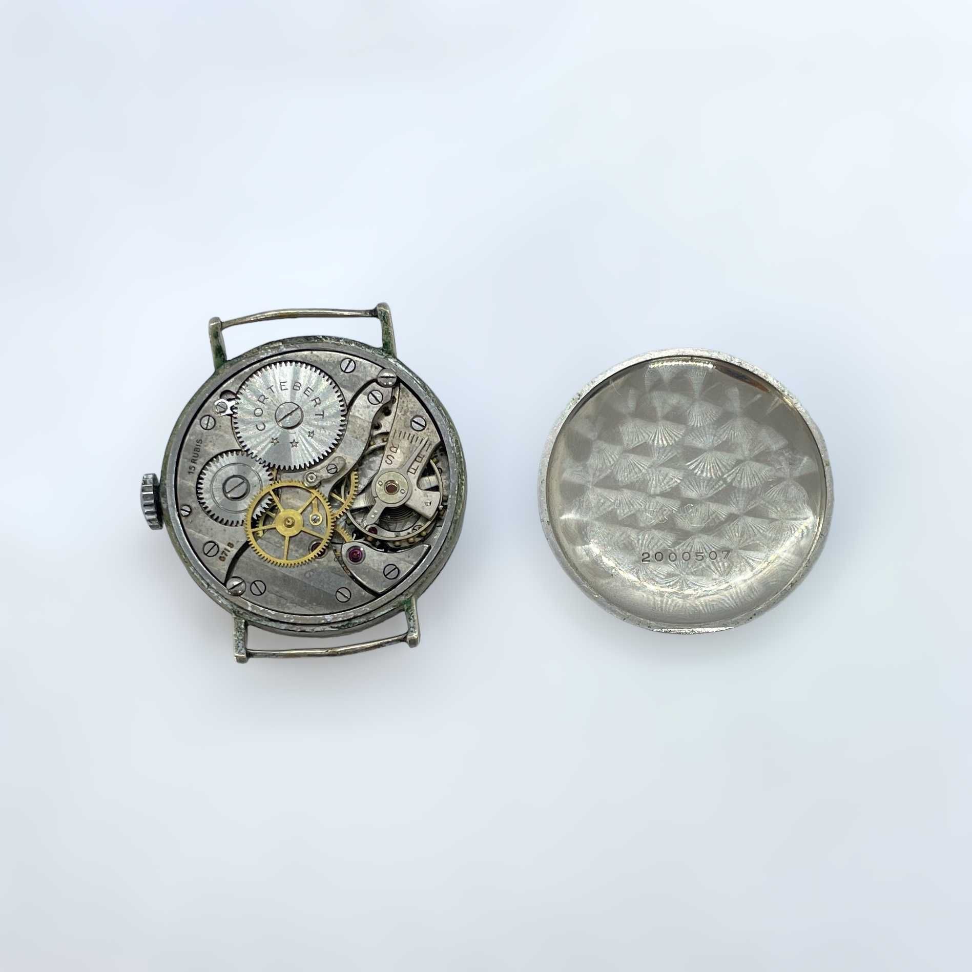 Cortebert швейцарски мъжки часовник от 1940 в оригинална кутия