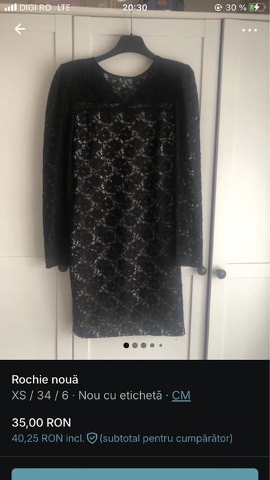 Rochie nouă neagră