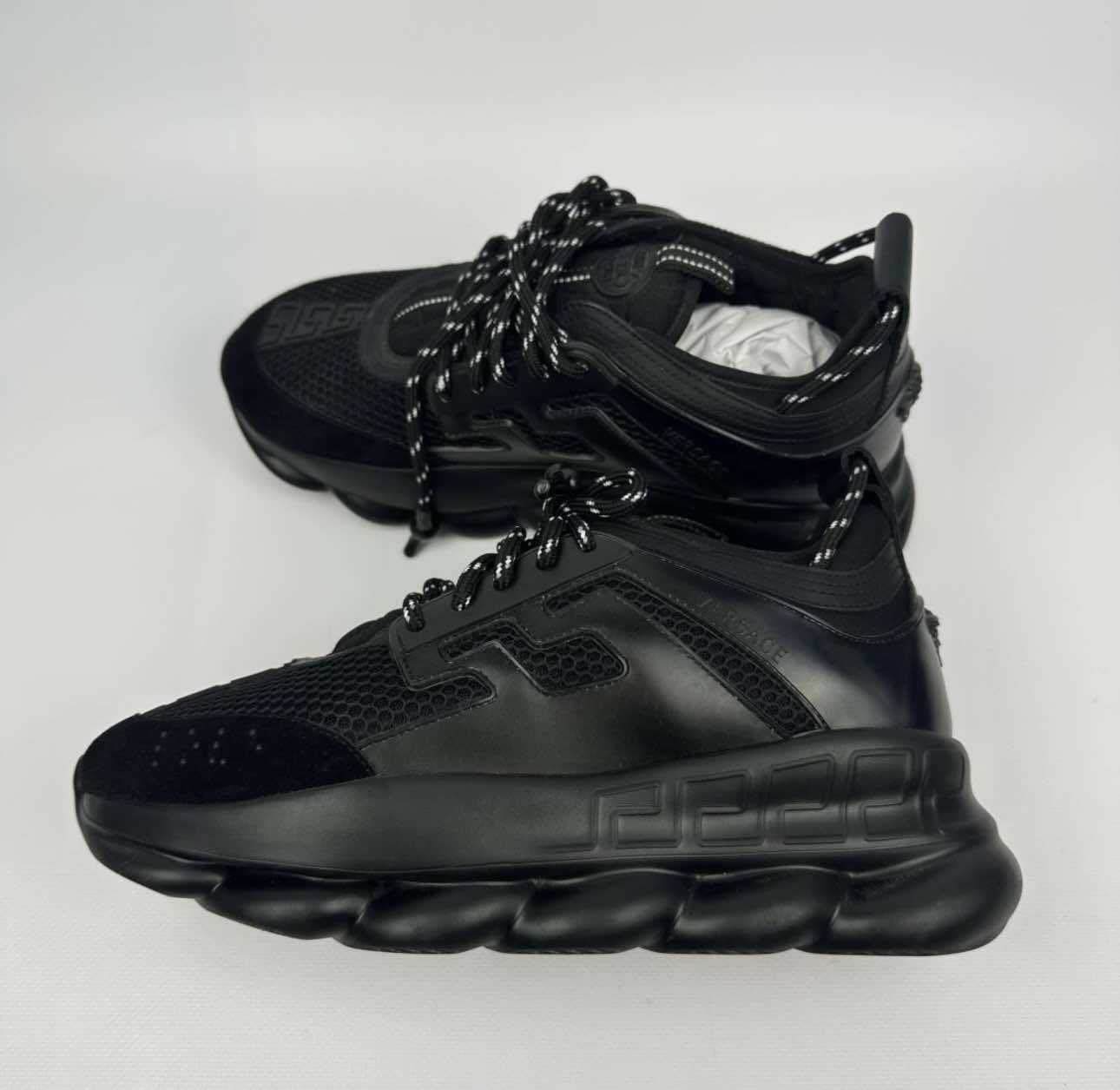 Adidasi Versace Chain Tripple Black