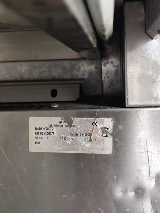 Vitrina calda, Masa calda, Masa de lucru inox