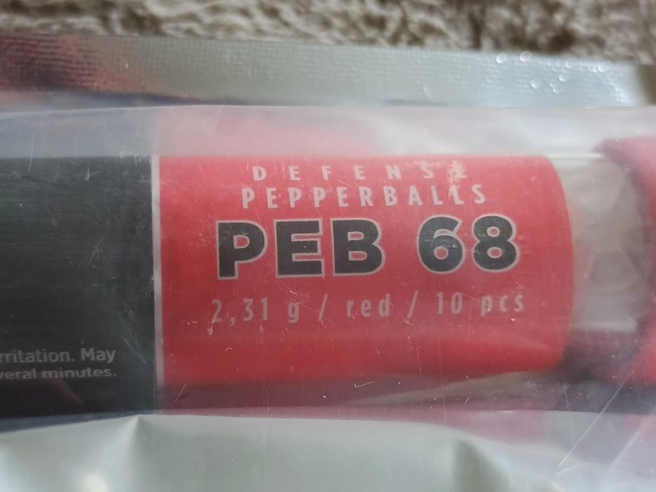 Calibru 0.68 Bile Piper Iritant Lacrimogen,Ardei Iute HDS68,Protectie