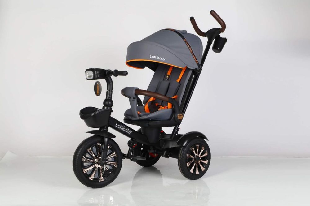 Детский трехколесный велосипед-коляска. Новая.