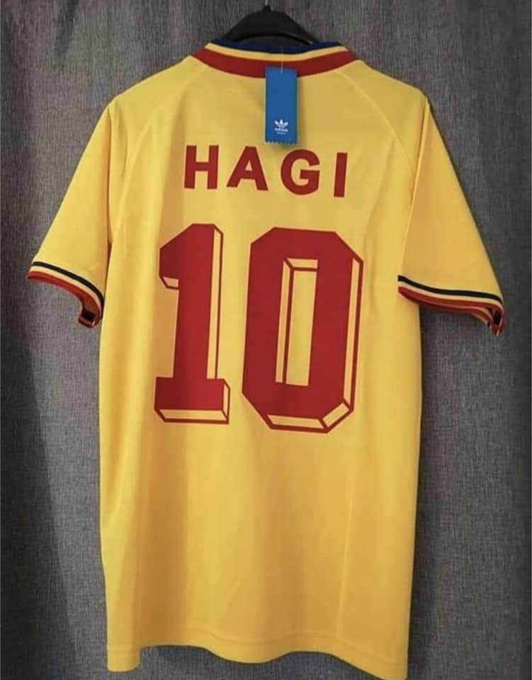 Tricou fotbal Hagi Romania 1994, nou cu eticheta