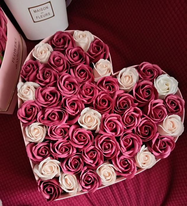 Flori din săpun ușor parfumate