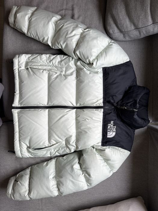 Дамско яке The North Face Nuptse Retro, бледо зелено, XS