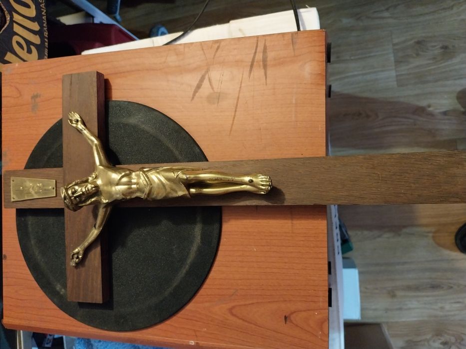 Crucifix bronz 45 x 23 cm, Cruce