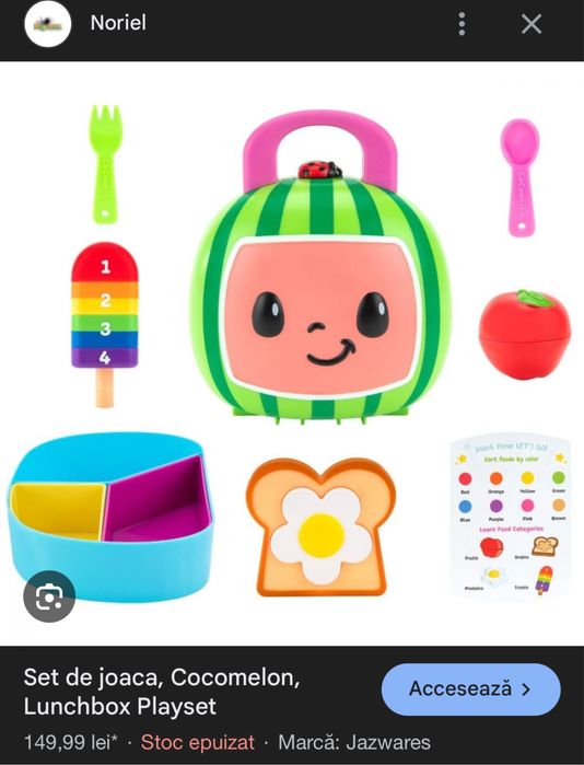Jucarii Cocomelon Autobuz/cada/lunchbox