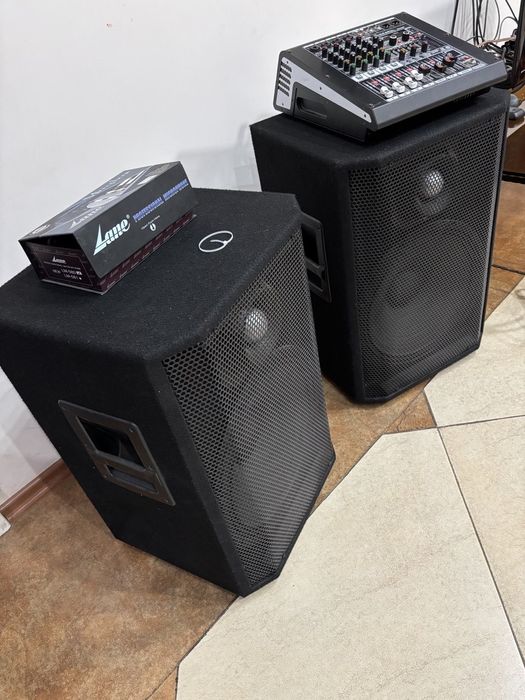 Колонки 15 дюймовые мощные