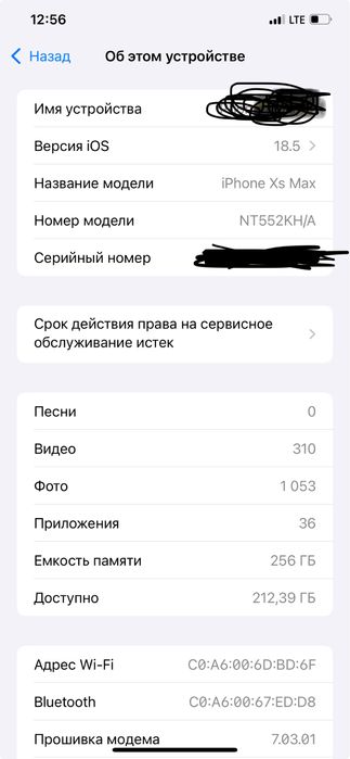 Iphone Xs max gold 256gb 100%