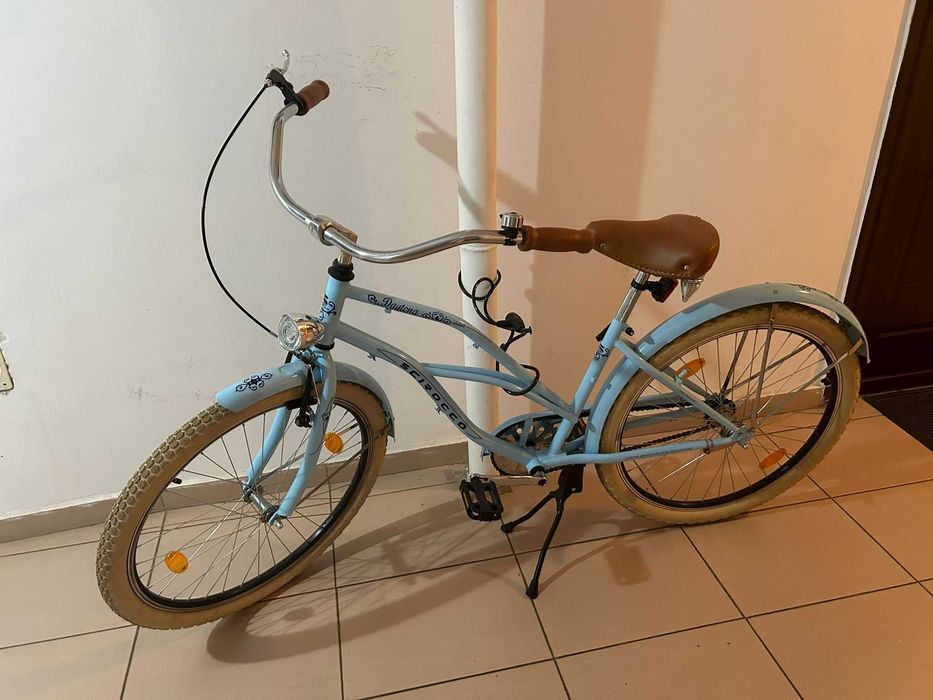 Bicicleta turcoaz femei