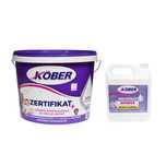 Decorativă Kober - Vopsea Lavabila Kober - Siliconata, Carbon -