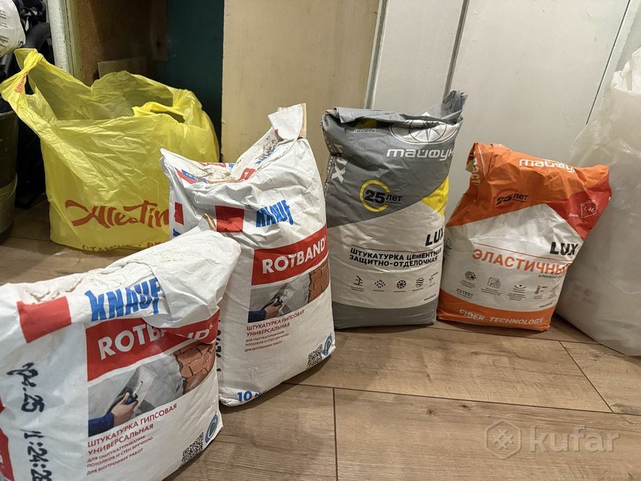 Остатки стройматериалов после ремонта