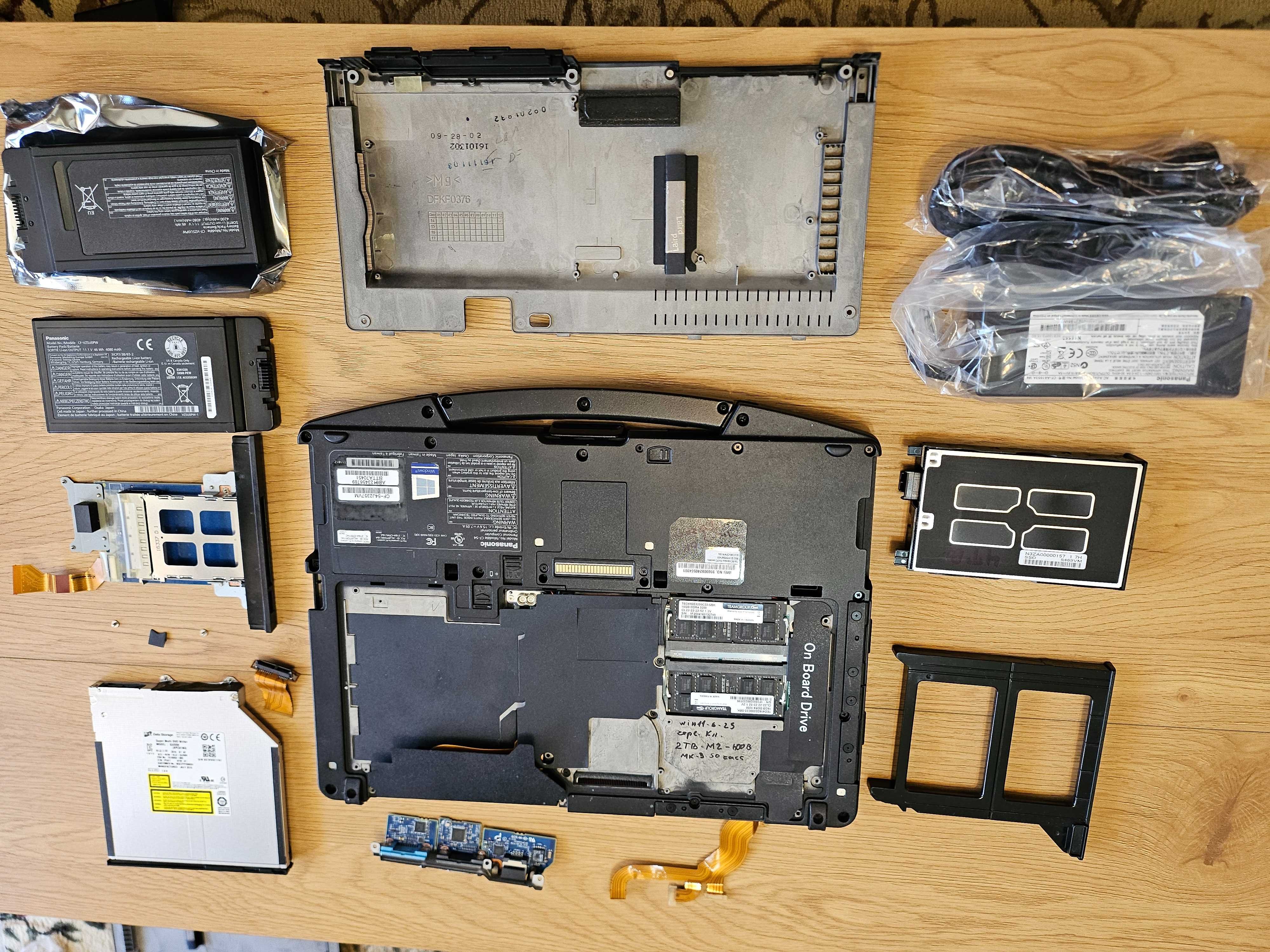 Panasonic CF54 MK3 GPS-4G-2TB-M2-4TB-HDD-32G RAM-Общо 6TB-Вс.Приставки