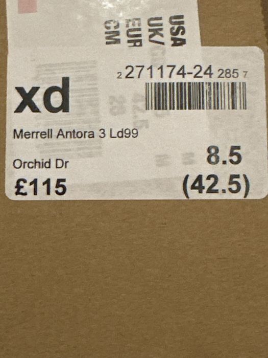 Merrell Antora 3 noi in cutie talpa Vibram