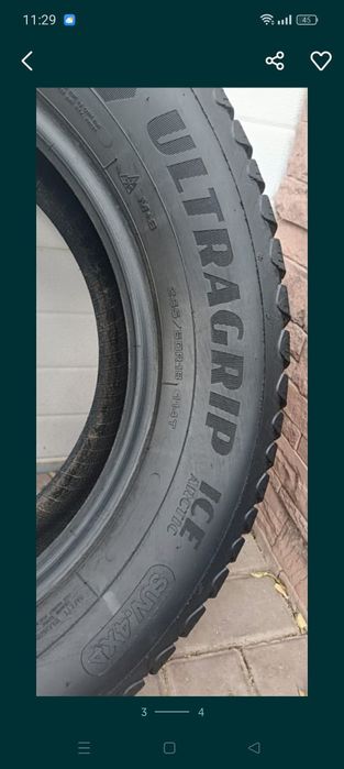 Продам шипованную резину GOODYEAR ULTRA GRIP ice arctic suv 4х4