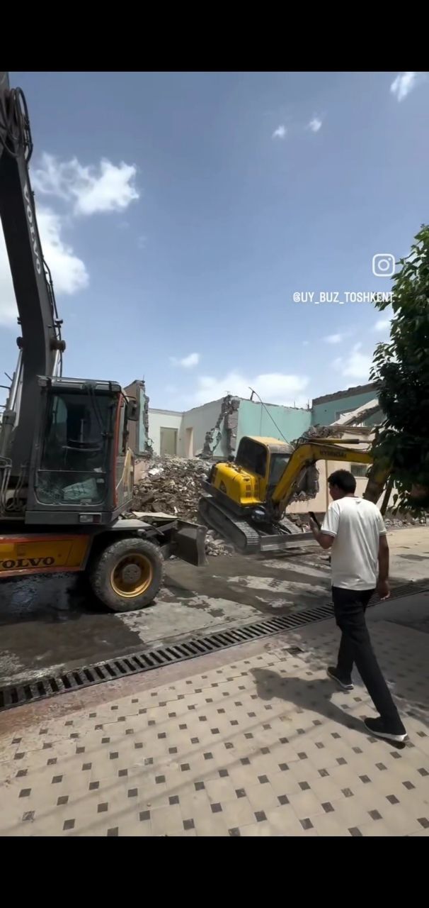 Уй бузиш демонтаж снос хизматларини киберамза