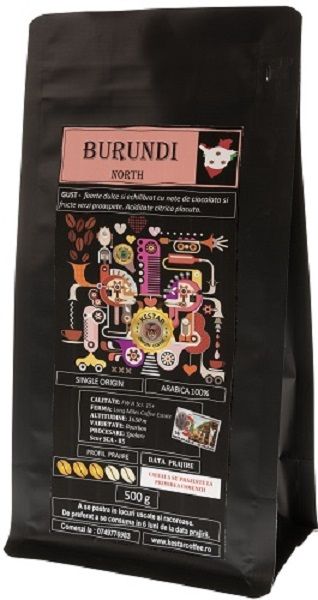 Cafea Boabe KESTAR COFFEE, BURUNDI Kibira North , Arabica 100% 1Kg