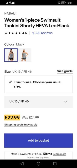 Costum de baie tankini