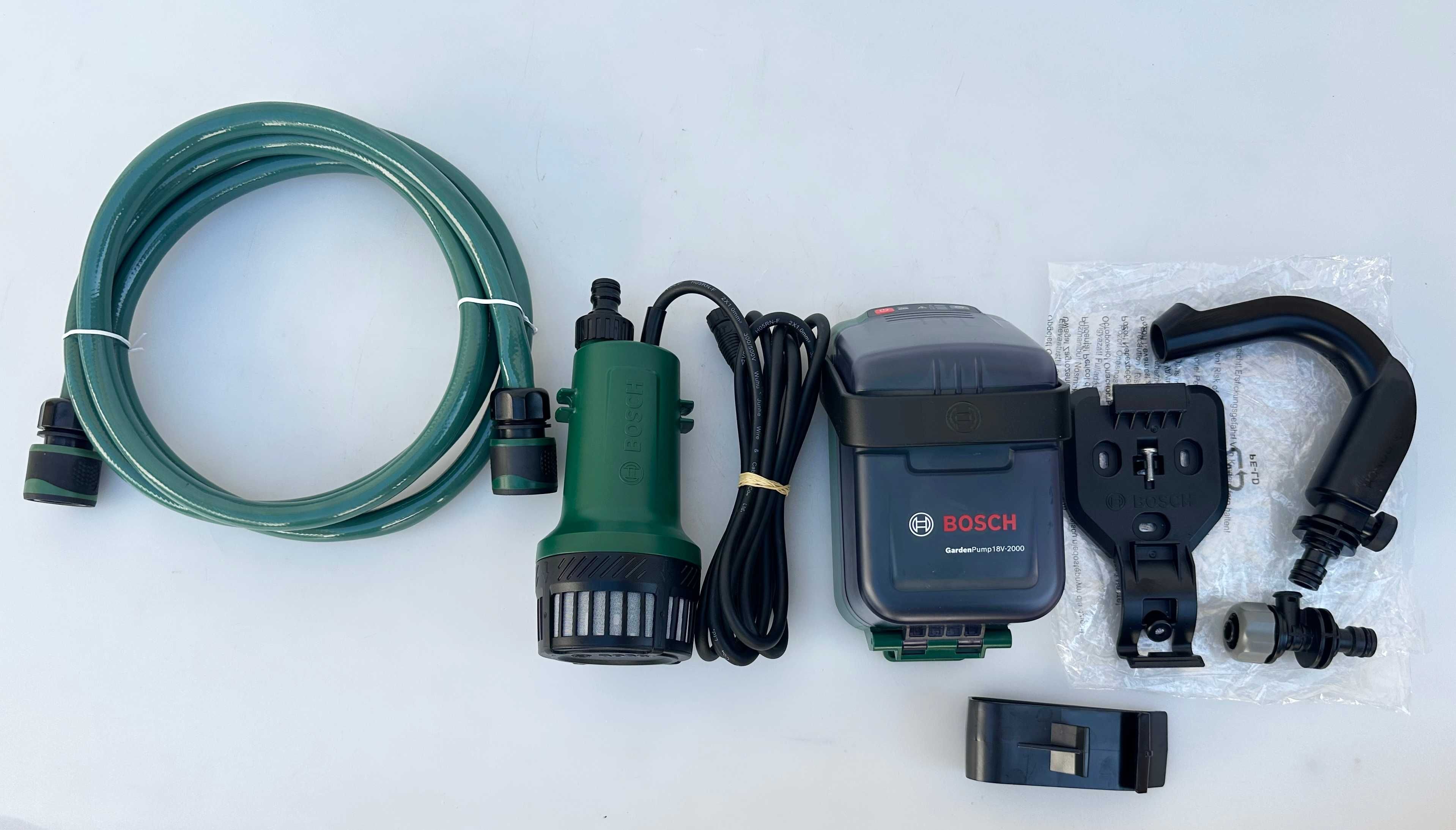 Bosch GardenPump 18V-2000 - Нова акумулаторна градинска помпа