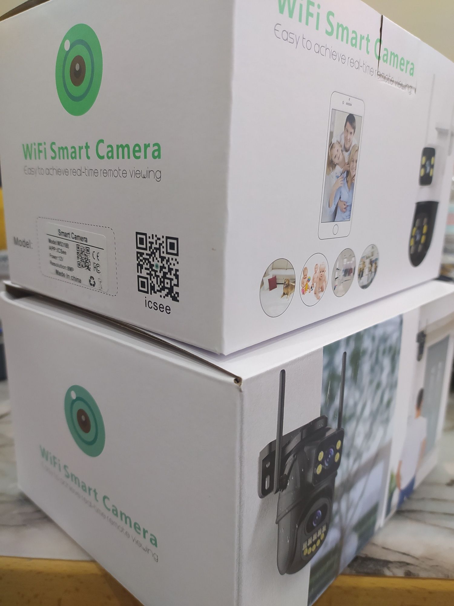 WiFi Smart Камера двойна