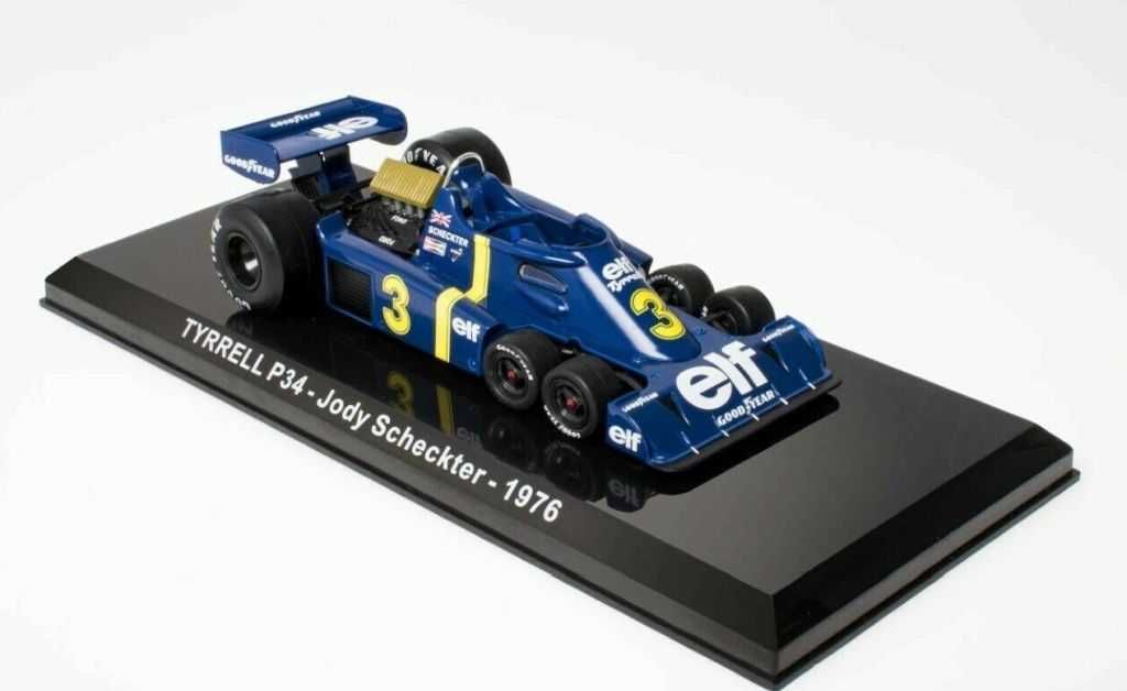 Macheta Tyrrell P34 6 roti Scheckter Formula 1 1976 - Altaya 1/24 F1