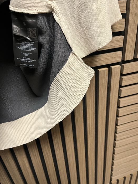 G Star RAW : Plated V Knit 1/2 Sleeve - размер Л / Оригинал