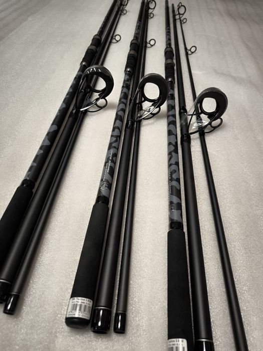 SET 3 Lansete Diamant alb Tactics 3.90m 5LBS 3 segmente