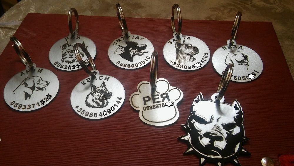 Кучешки медальони. Медальони за кучета
