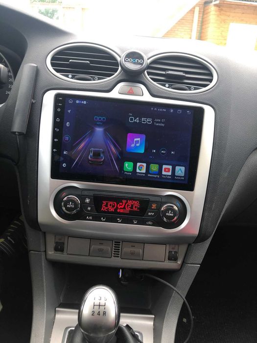 Navigatie GPS Android 15 Dedicata Ford Focus 2 MK2 QLed DSP 4G Carplay