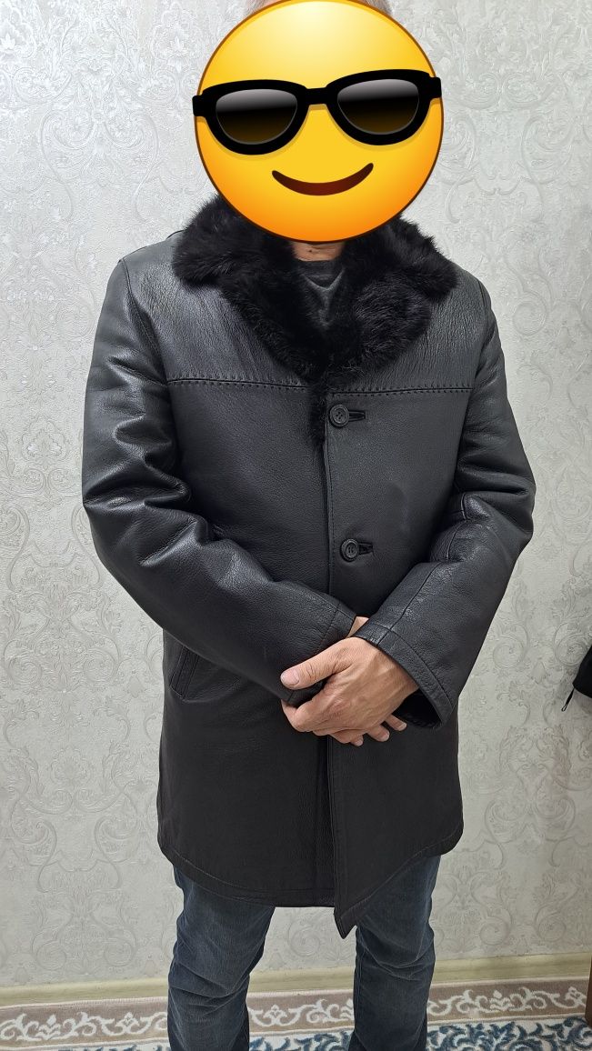 Продам новую кожаную дублёнку