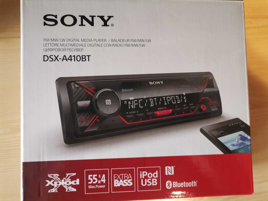 Автомобилно радио Sony DSX-A410BT в гаранция