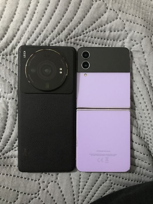Xiaomi 12s ultra+samsung flip 4 bemo