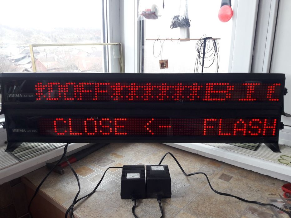 Vand 4 panouri scroll led programabile