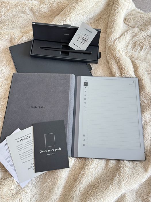 ReMarkable 2 + Pen + Folio – Ca nou – 2000 lei