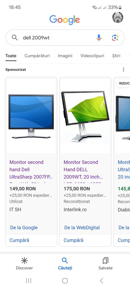 Monitor Dell, perfect functional.