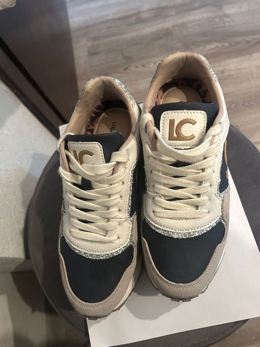 Маратонки- с тигров принт