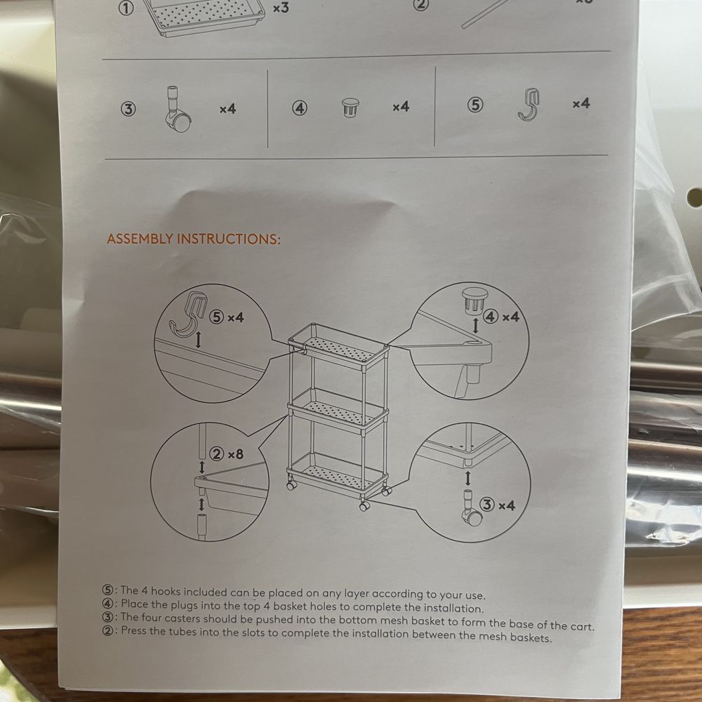 Organizator slim portabil cu roți