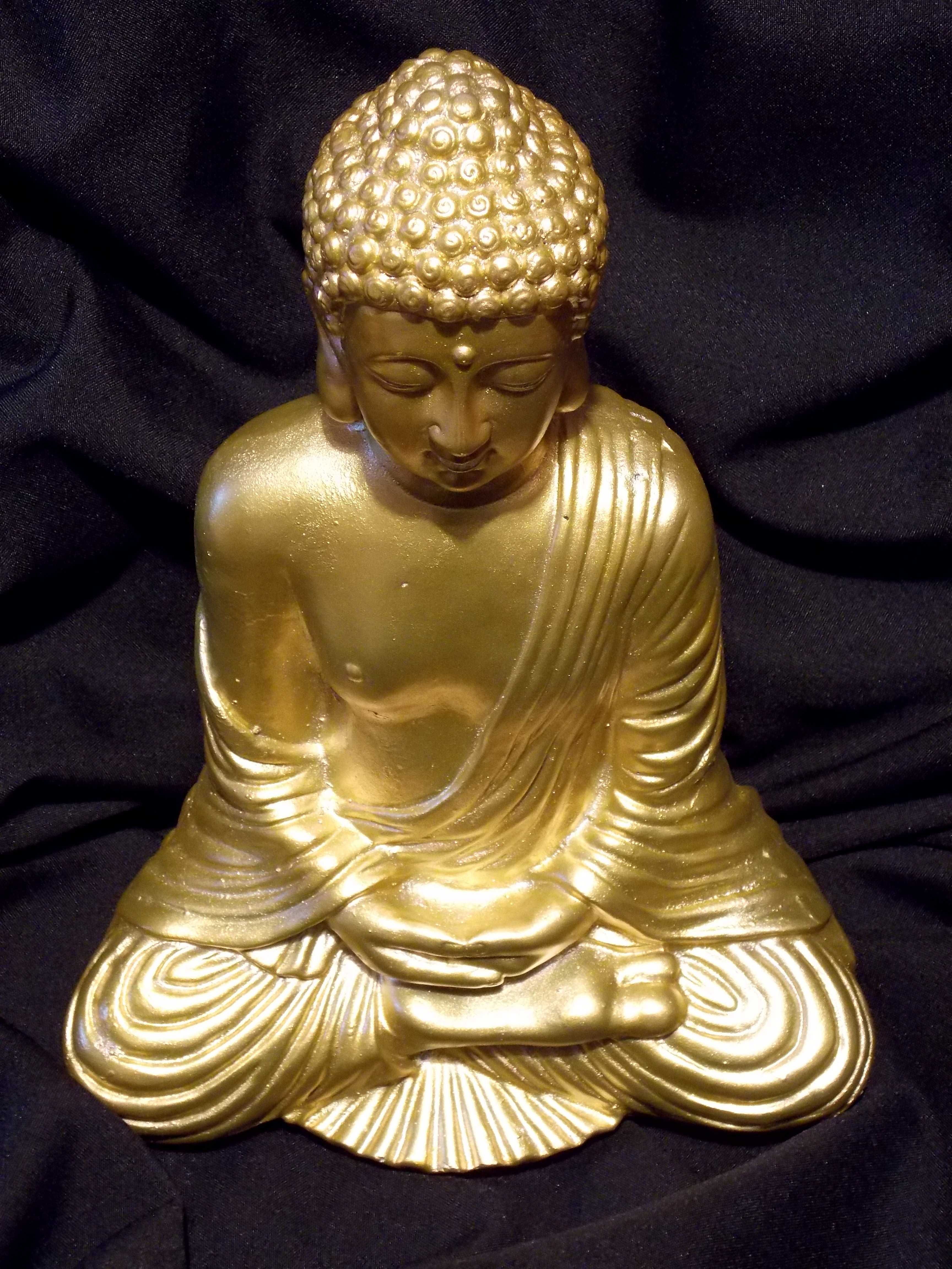 Statueta Buddha 31 cm 1,6 kg rasina  arta religie asiatica antichitati