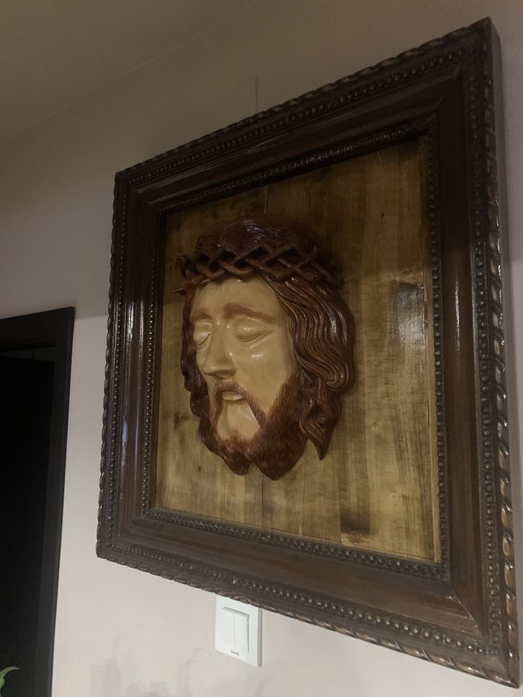 Tablou lemn sculptat Iisus