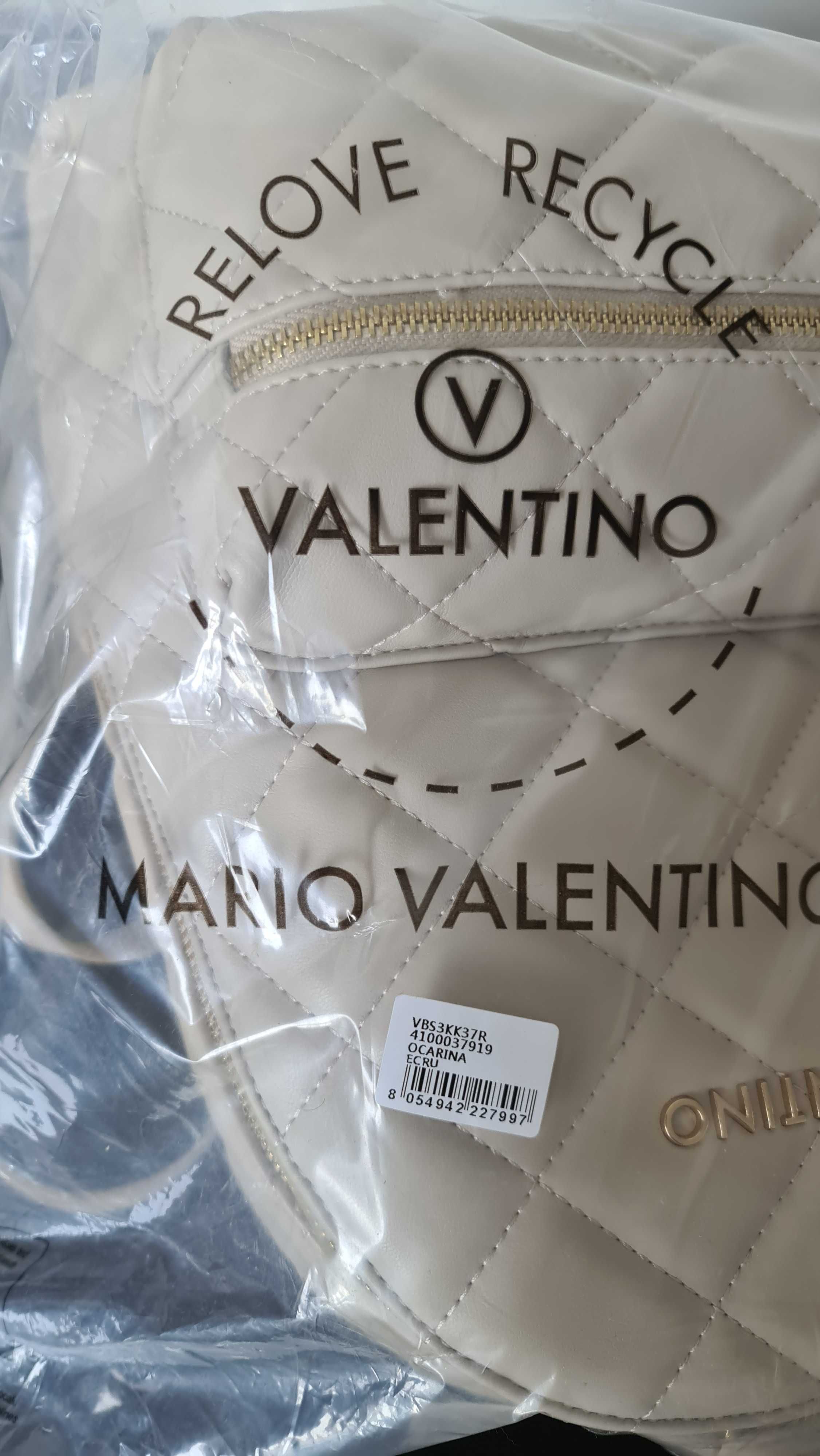 Ghiozdan rucsac Mario Valentino, bej. NOU cu etichete!