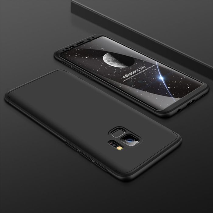 Husa Samsung Galaxy A8 2018, Elegance Luxury FullBody 360 grade Black