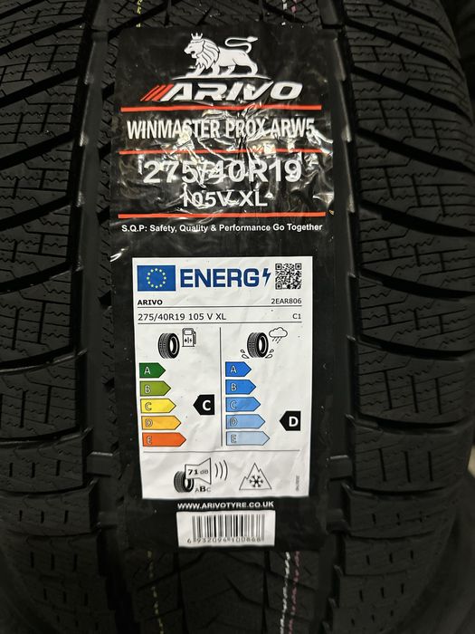 Нови зимни гуми ARIVO ARW 5 275/40R19 105V XL НОВ DOT БОРД 2754019