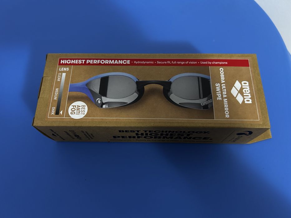 Vand ochelari de înot cobra ultra mirror swipe NOI