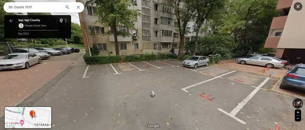Vand 4 locuri de parcare in Tatarasi - Ciurchi, asfaltate, cu blocator