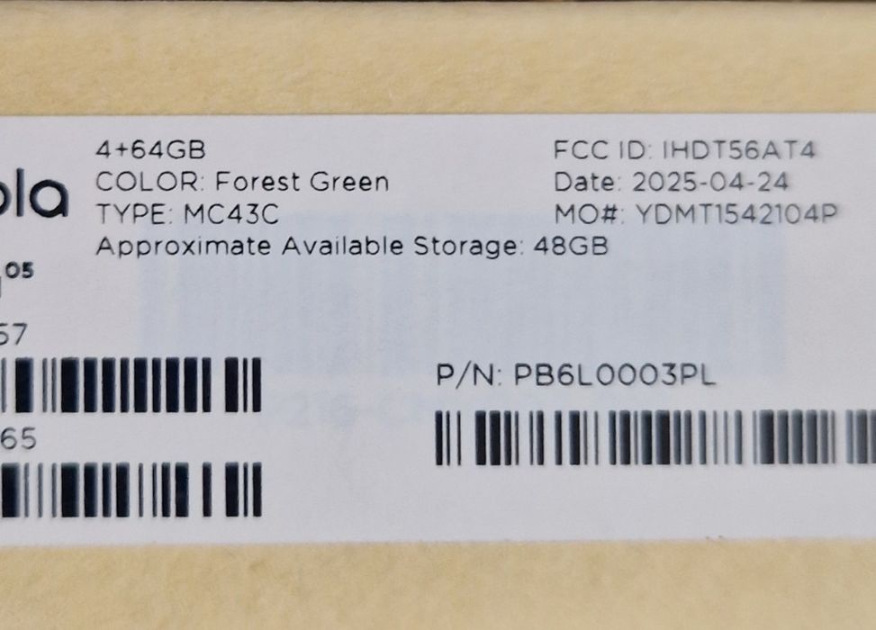 Telefon motorola  g 05