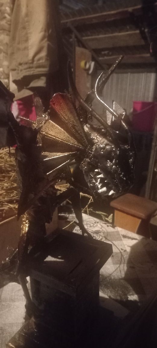 Дракон изготовление из железа