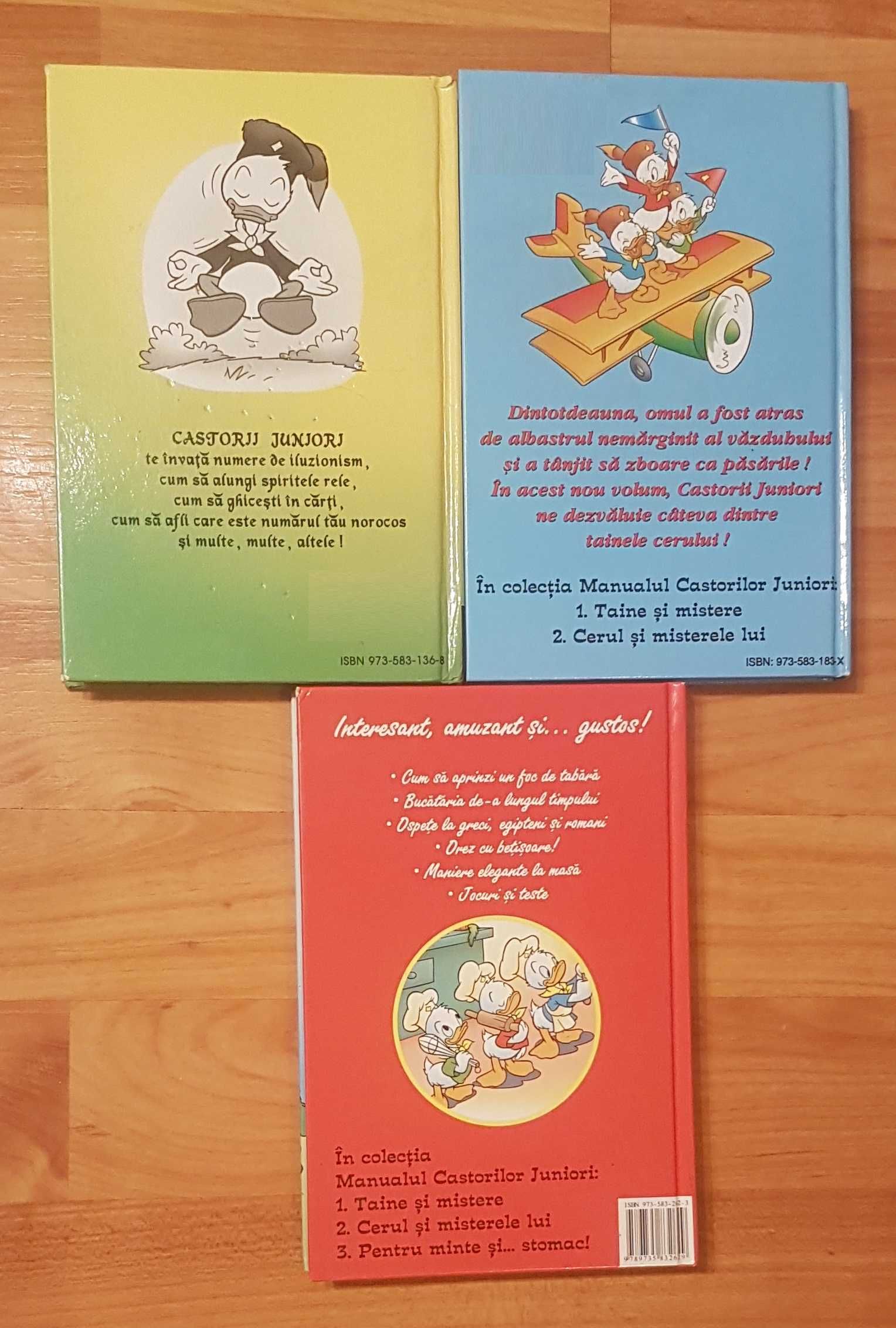Set 3 carti din seria Manualul castorilor Juniori Egmont