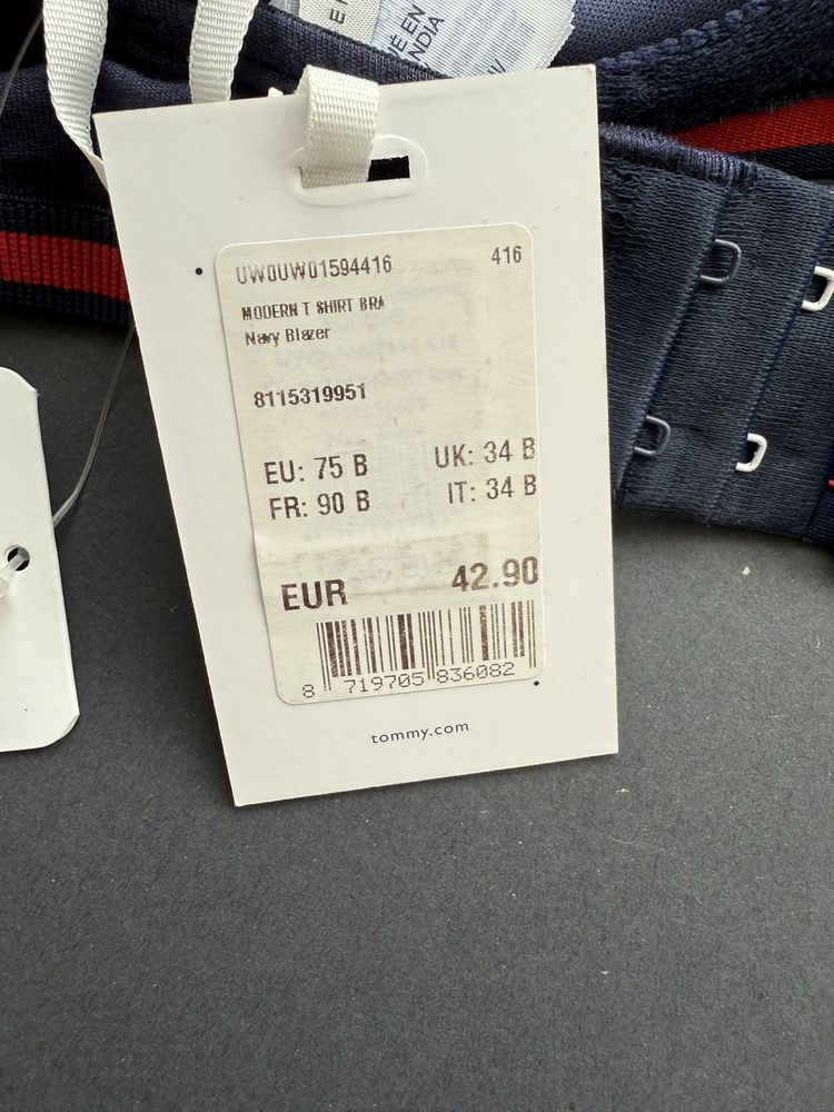 Тъмносин сутиен Tommy Hilfiger /70B,C,D; 75B,C,D; 80BC,D/
