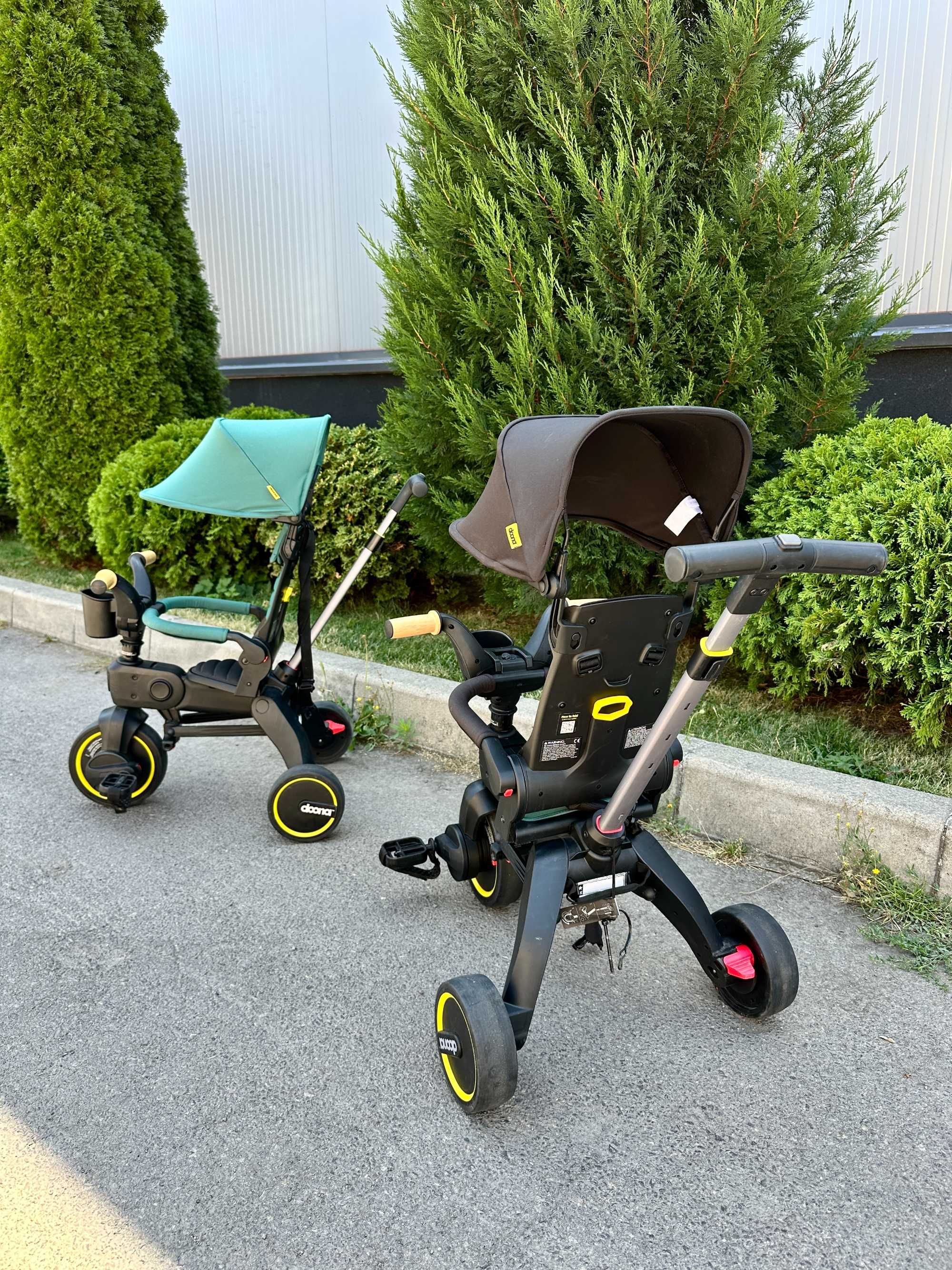 Doona Liki Trike S5 Nitro Black Delux детска сгъваема триколка