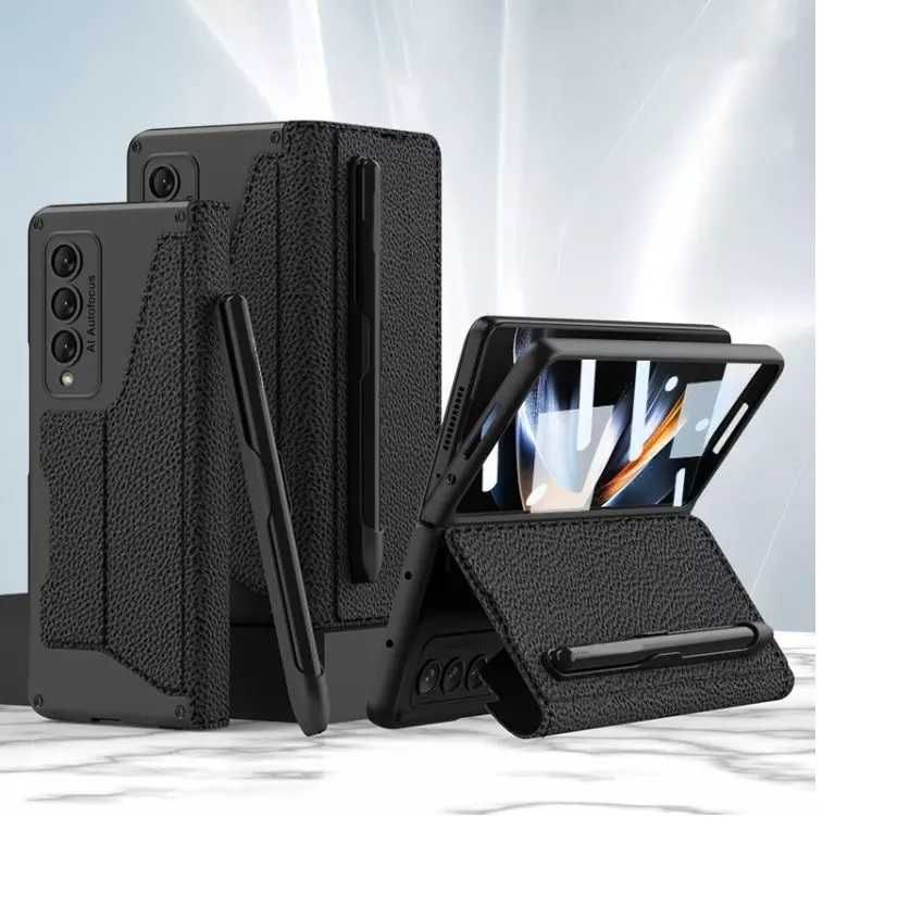 Husa premium flip suport S-Pen +Folie SAMSUNG Galaxy Z Fold3 5G Fold 4